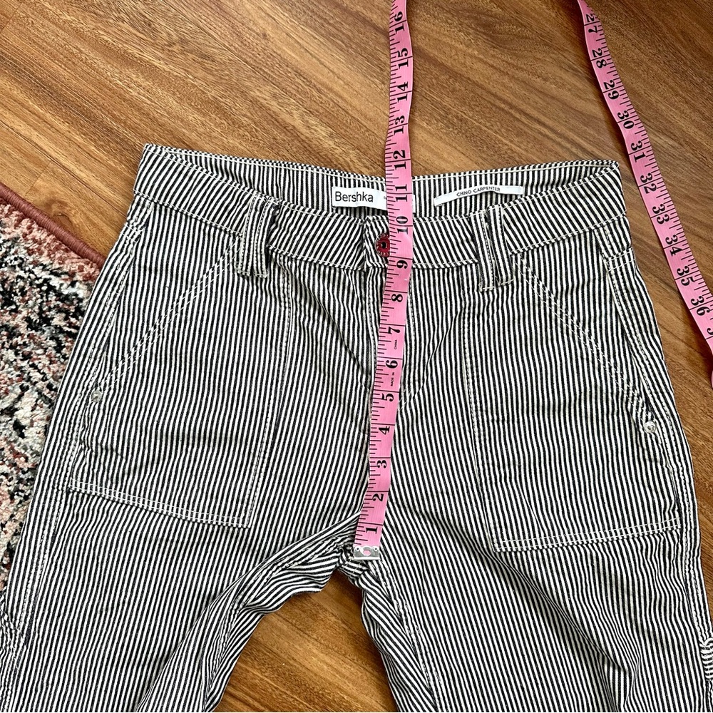 Bershka Striped Carpenter Chino Pants - Picture 7 of 9